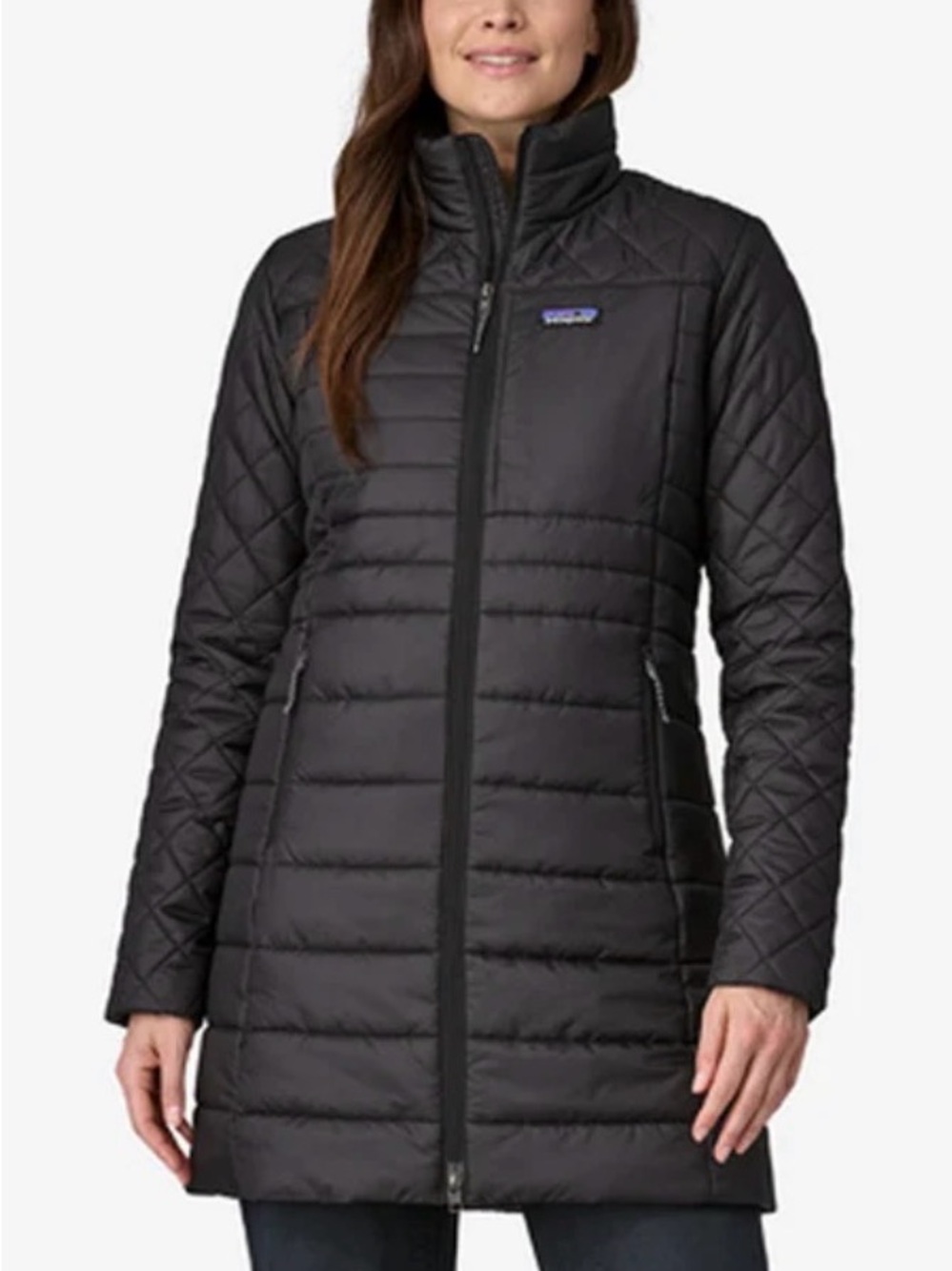 Patagonia Radalie Women's Black Quilted Parka Size Medium